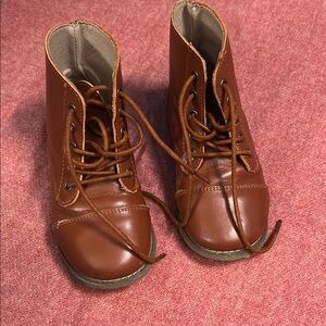 Luxe + Ro Classic Brown Leather toddler Boots